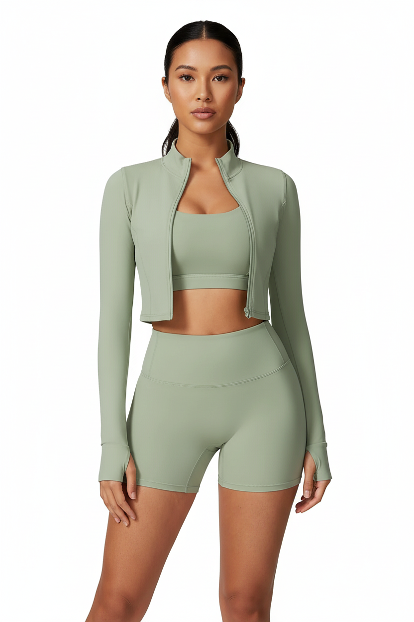 3 Piece High Waisted Set
