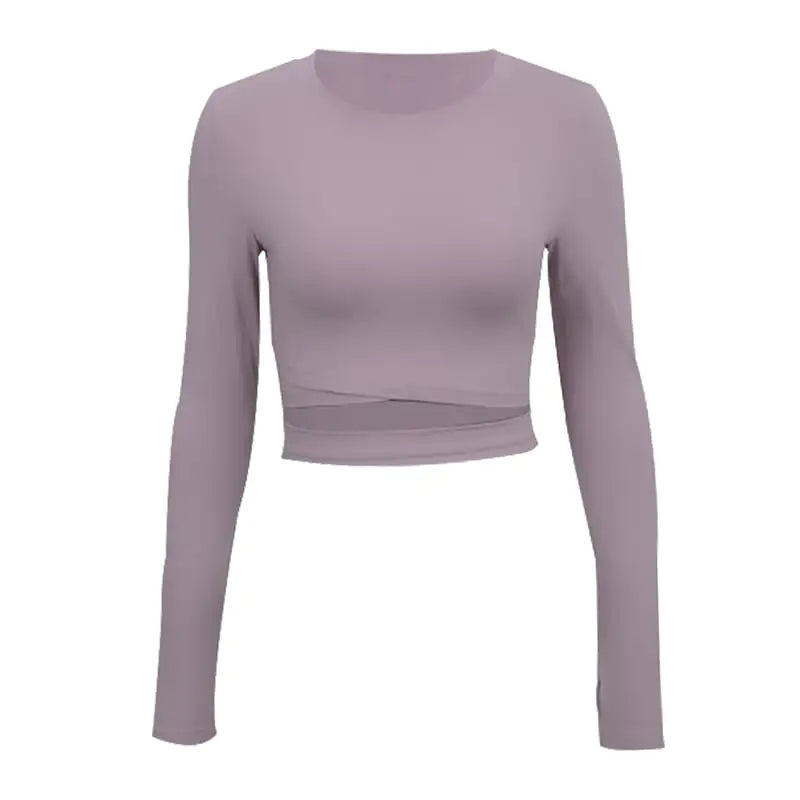 Tight-fitting Navel-baring Sports Yoga Gym Wear